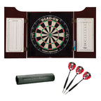 Viper Hudson Dartboard Cabinet, Viper Dead-On Bristle Dartboard, Viper Black Mariah Steel Tip Darts 22 Grams, And Viper Vinyl Da