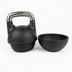 Adjustable Kettlebell 12–32 kg (26–70 lb) — Competition-Style, Black | SoCal Kettlebellz