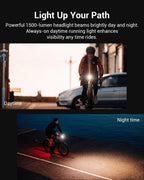 Magicshine ALLTY 1500S Bike Lights for Night Riding, Battery Replaceable | USB-C Rechargeable | Wireless &APP Control Compatible with Garmin/GoPro Mount for Road, MTB, Commuter Rider