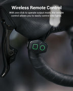Magicshine ALLTY 1500S Bike Lights for Night Riding, Battery Replaceable | USB-C Rechargeable | Wireless &APP Control Compatible with Garmin/GoPro Mount for Road, MTB, Commuter Rider