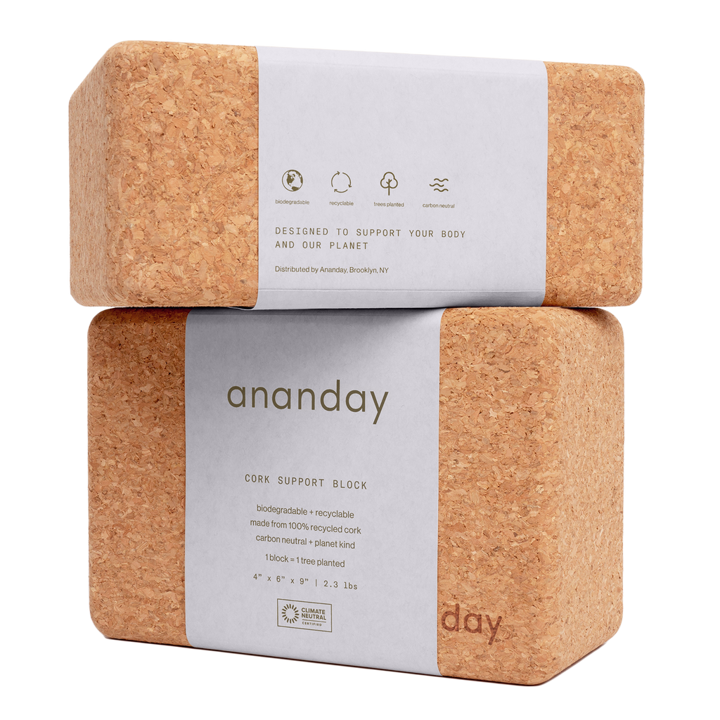 Cork Yoga Block Set