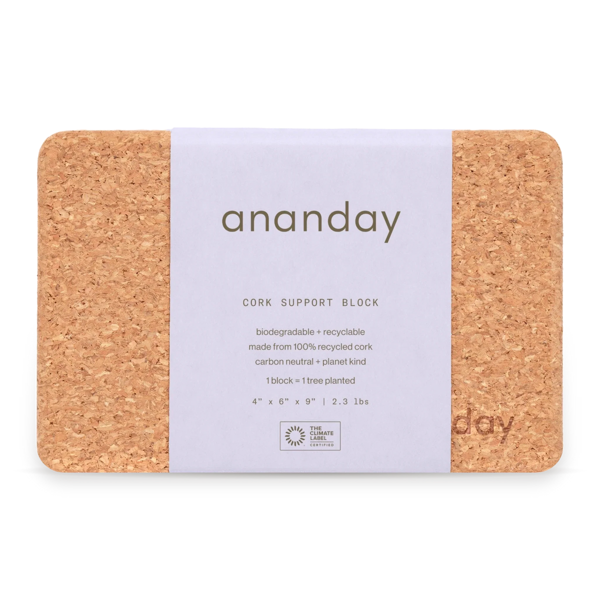 Cork Yoga Block