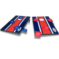 Bolaball Cornhole Board Set - Portable 2x3 ft Wooden Game with 8 Toss Bags, Red & Blue, Model 317549