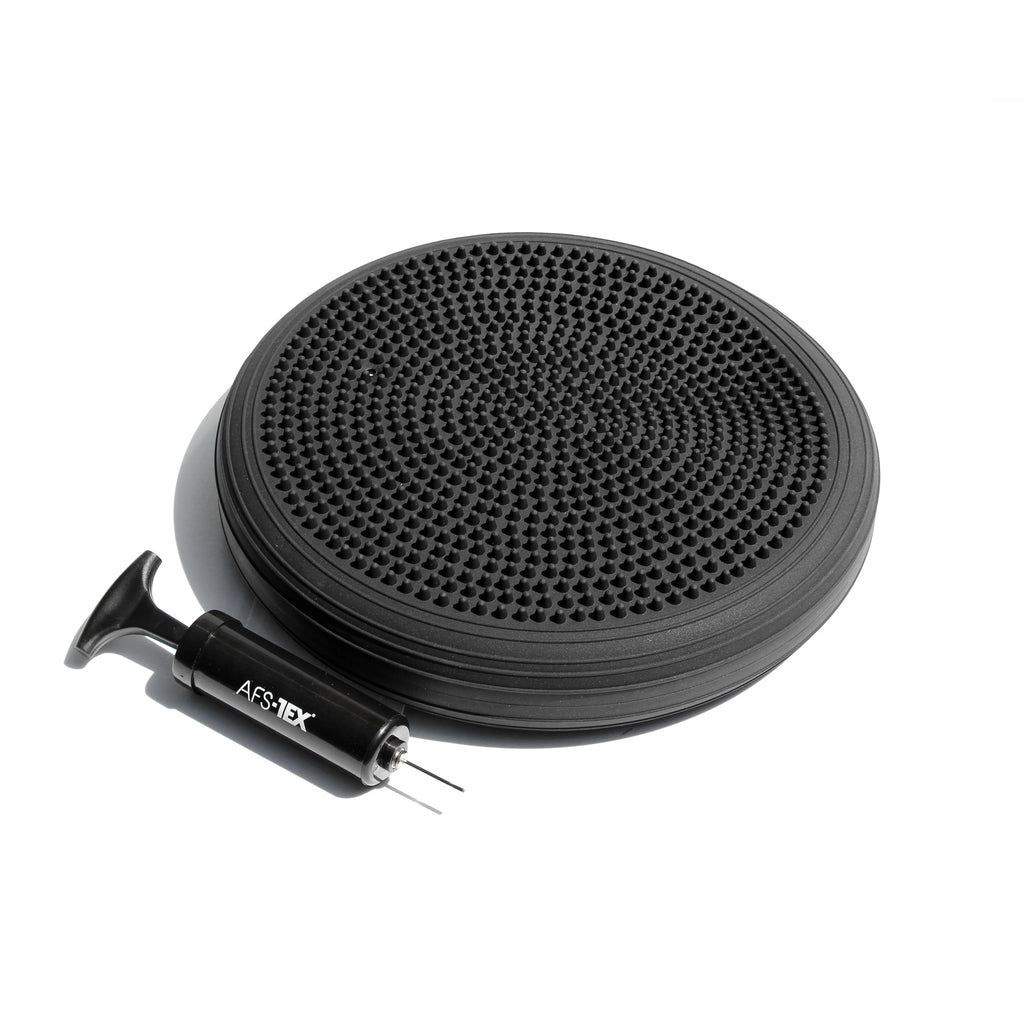 Afs-Tex? Active Anti-Microbial Heavy Duty Home Exercise Wobble Cushion Balance Disc & Pump