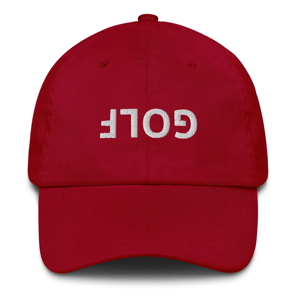 Upside Down Golf Dad Hat