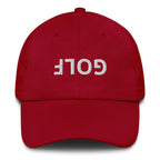 Upside Down Golf Dad Hat