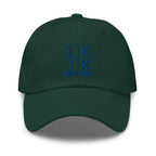 Four Box Logo Dad Hat - Blue Logo
