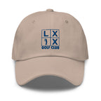 Four Box Logo Dad Hat - Blue Logo