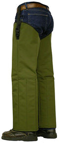 Crackshot Corporation R13945 Snake Chapz FP Olive GreenNylon  TallStocky
