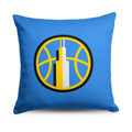 Chicago Sky WNBA Double Down Throw Pillow 18 x 18 inches
