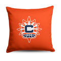 Connecticut Sun WNBA Double Down Throw Pillow 18 x 18 inches