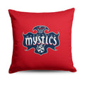 Washington Mystics WNBA Double Down Throw Pillow 18 x 18 inches