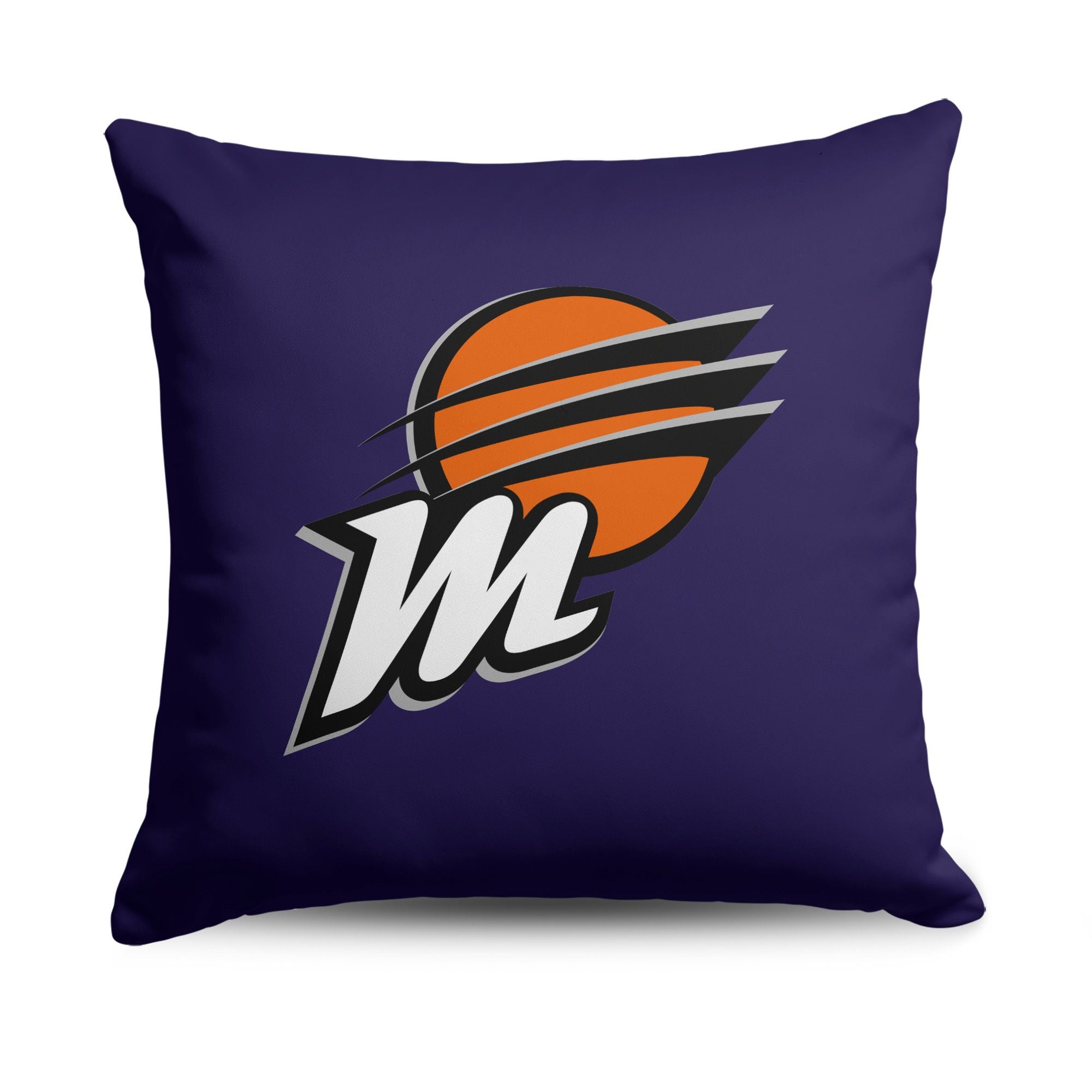 Phoenix Mercury WNBA Double Down Throw Pillow 18 x 18 inches