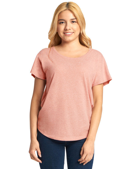Ladies Triblend Dolman TShirt  INDIgO  3XL(D0102H7NR62)