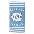 UNC OFFICIAL NCAA Stripes Beach Towel; 30 x 60