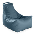 Jaxx Juniper Nautical Edition - Casual Bean Bag Seating For Boat, Yacht & Watersports - Marine Vinyl, Bay Navy Blue