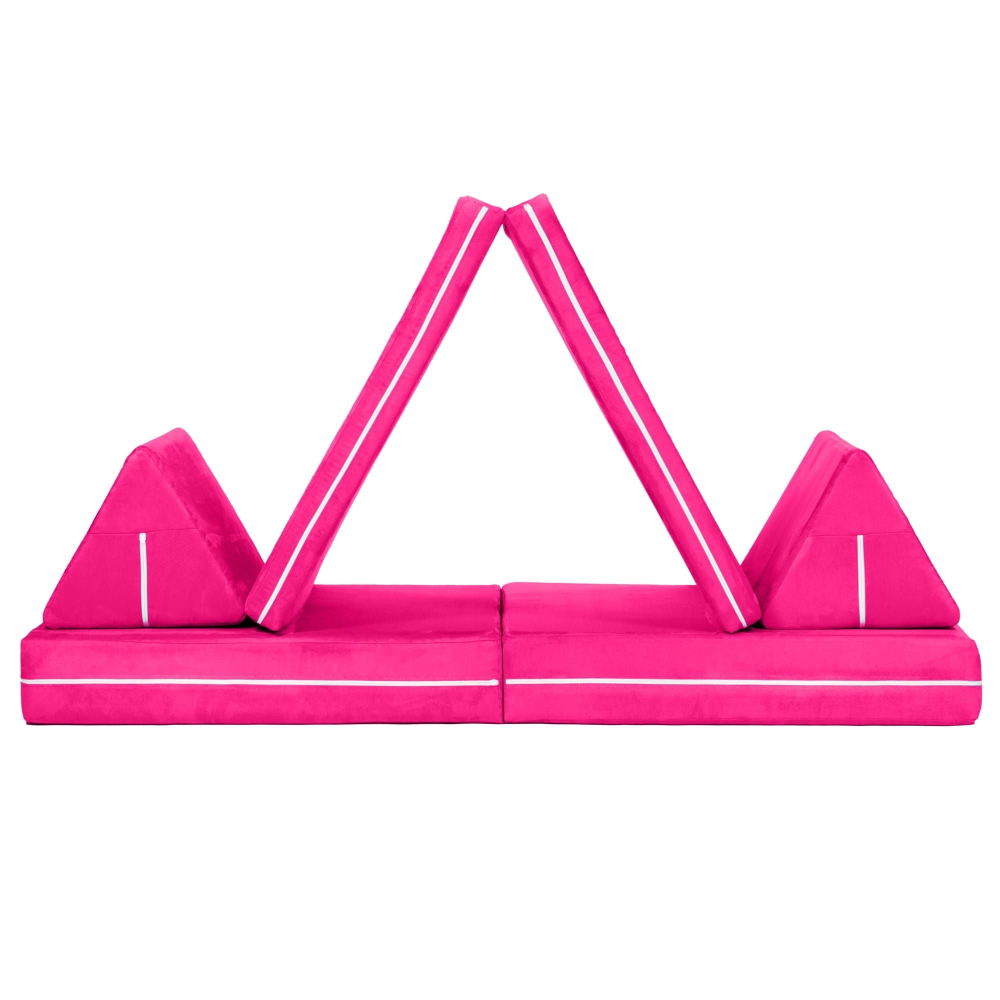 Jaxx Zipline Playscape - Imaginative Furniture Playset For Creative Kids, Fuchsia