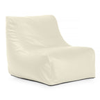 Jaxx Ponce Nautical Edition - Bean Bag Chair For Boat, Yacht & Watersports - Marine Vinyl, White
