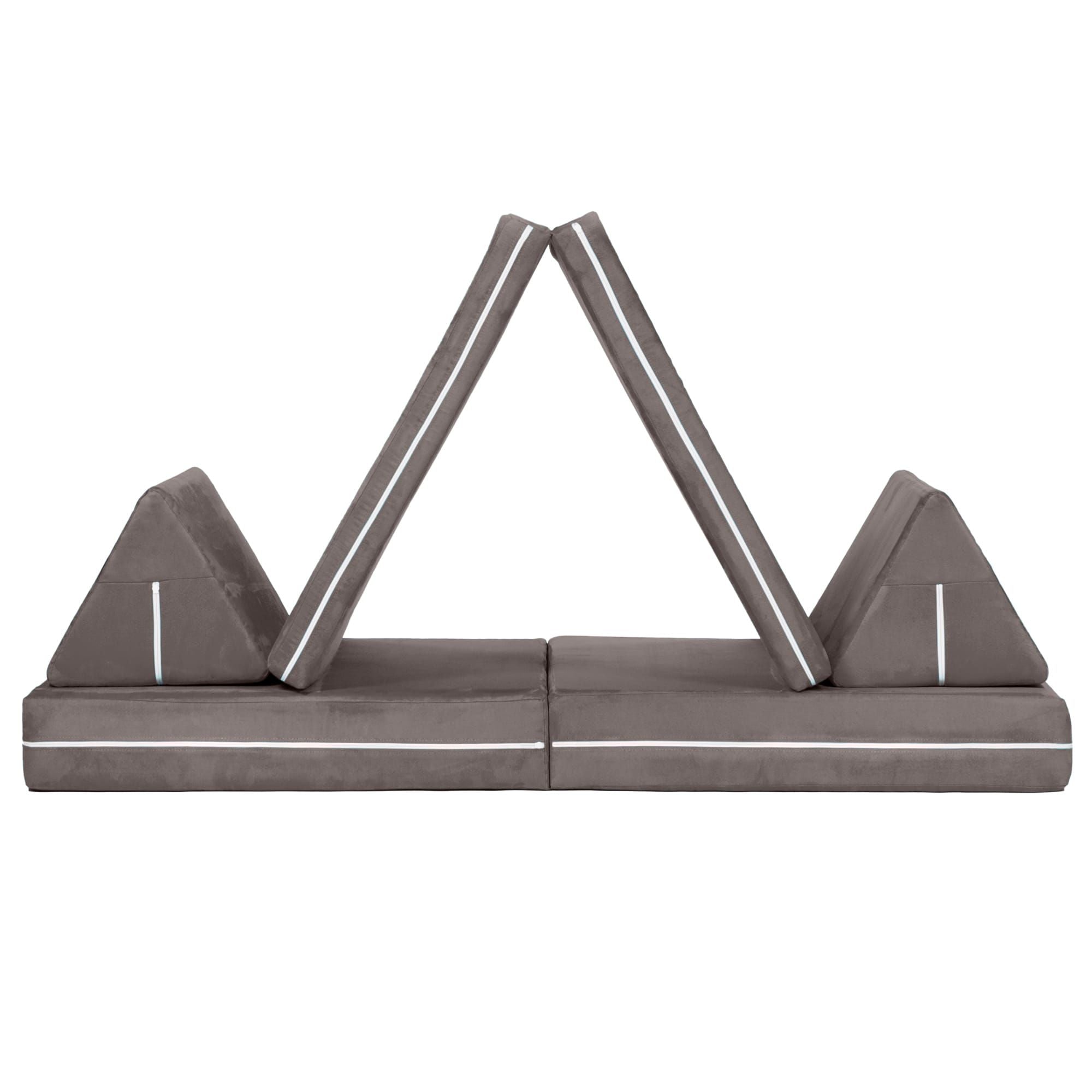 Jaxx Zipline Playscape - Imaginative Furniture Playset For Creative Kids, Charcoal