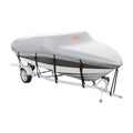 Vevor Boat Cover, 16'-18.5' Trailerable Waterproof Boat Cover, 600D Marine Grade Pu Oxford, With Motor Cover And Buckle Straps,