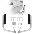 VEVOR Marine Trailer Assistant, 27.6 Flexibly Adjustable Bunk Guide-Ons, Pair of Durable Steel Support Poles, Robust Roller Gui