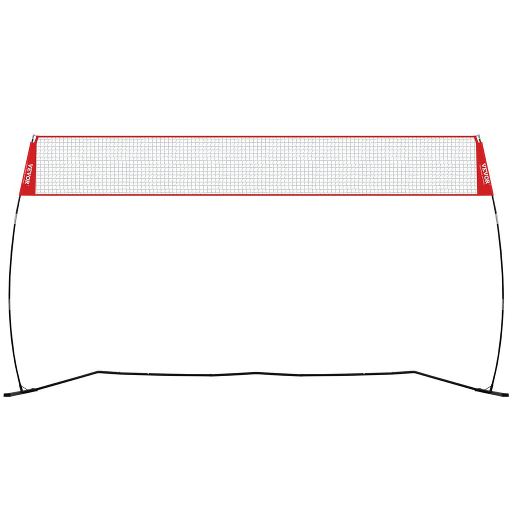 Vevor Freestanding Volleyball Training Net For Indoor Or Outdoor Use, Adjustable Height Portable Net System With Carrying Bag, P