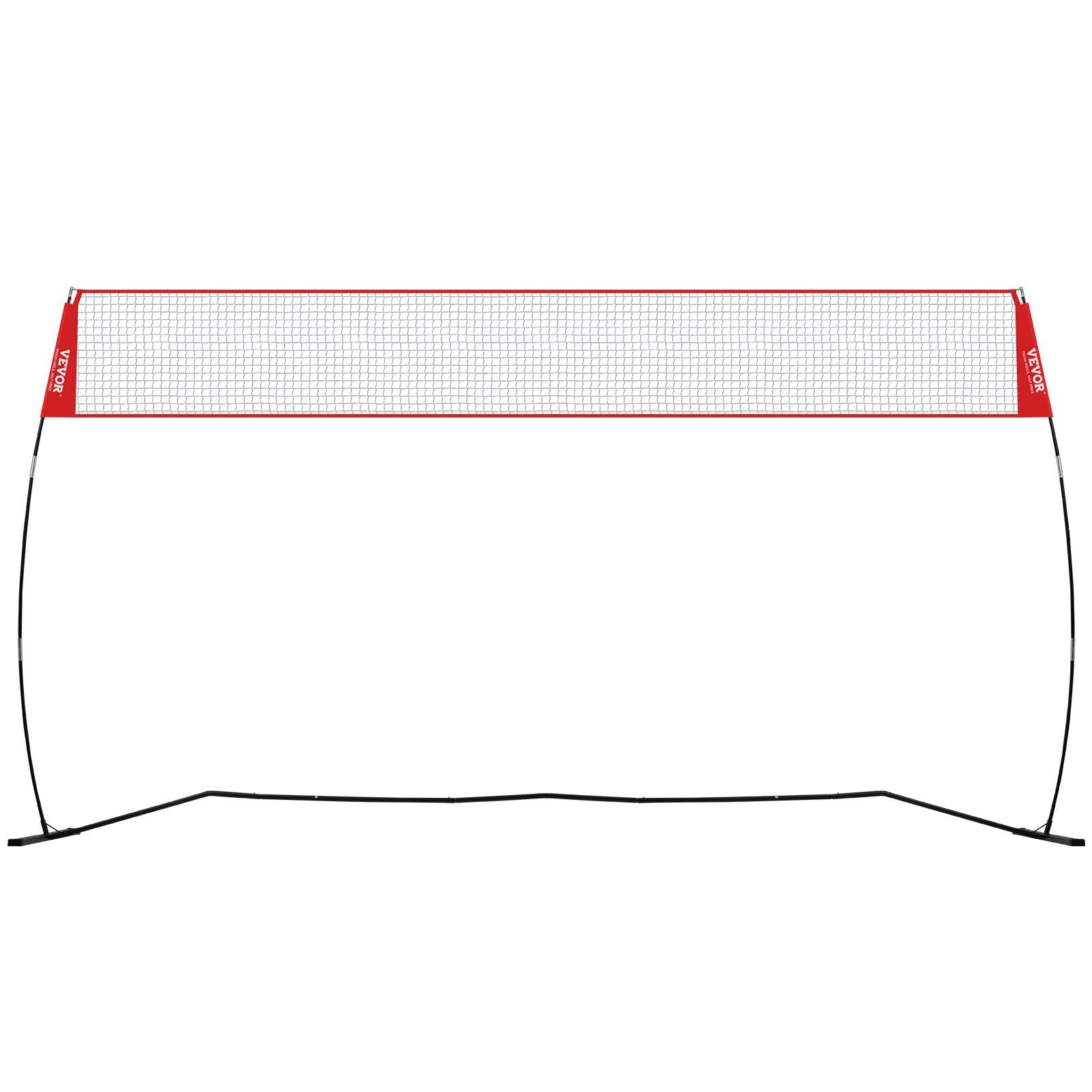 Vevor Freestanding Volleyball Training Net For Indoor Or Outdoor Use, Adjustable Height Portable Net System With Carrying Bag, P