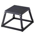 Vevor Plyometric Jump Box, 12 Inch Plyo Box, Steel Plyometric Platform And Jumping Agility Box, Anti-Slip Fitness Exercise Step
