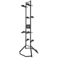 Vevor 4 Bike Storage Rack, Free Standing Gravity Wall Vertical Bike Rack, Fully Adjustable Bike Rack Garage, Sturdy Steel & Easy