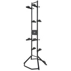 Vevor 4 Bike Storage Rack, Free Standing Gravity Wall Vertical Bike Rack, Fully Adjustable Bike Rack Garage, Sturdy Steel & Easy