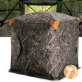 VEVOR Hunting Blind, 270 See Through Ground Blind, 2-3 Person Pop Up Deer Blind for Hunting with Carrying Bag, Portable Resilien