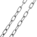 VEVOR Boat Anchor Chain Stainless Steel Lead Chain 1/4 x 4 with Two Shackles