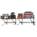 Vevor Bike Storage Rack Wall Mount Garage Bike Holder & 2 Shelves For 4 Bicycles