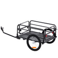 VEVOR Bike Cargo Trailer, 160 lbs Load Capacity, Heavy-Duty Bicycle Wagon Cart, Foldable Compact Storage & Quick Release with Un