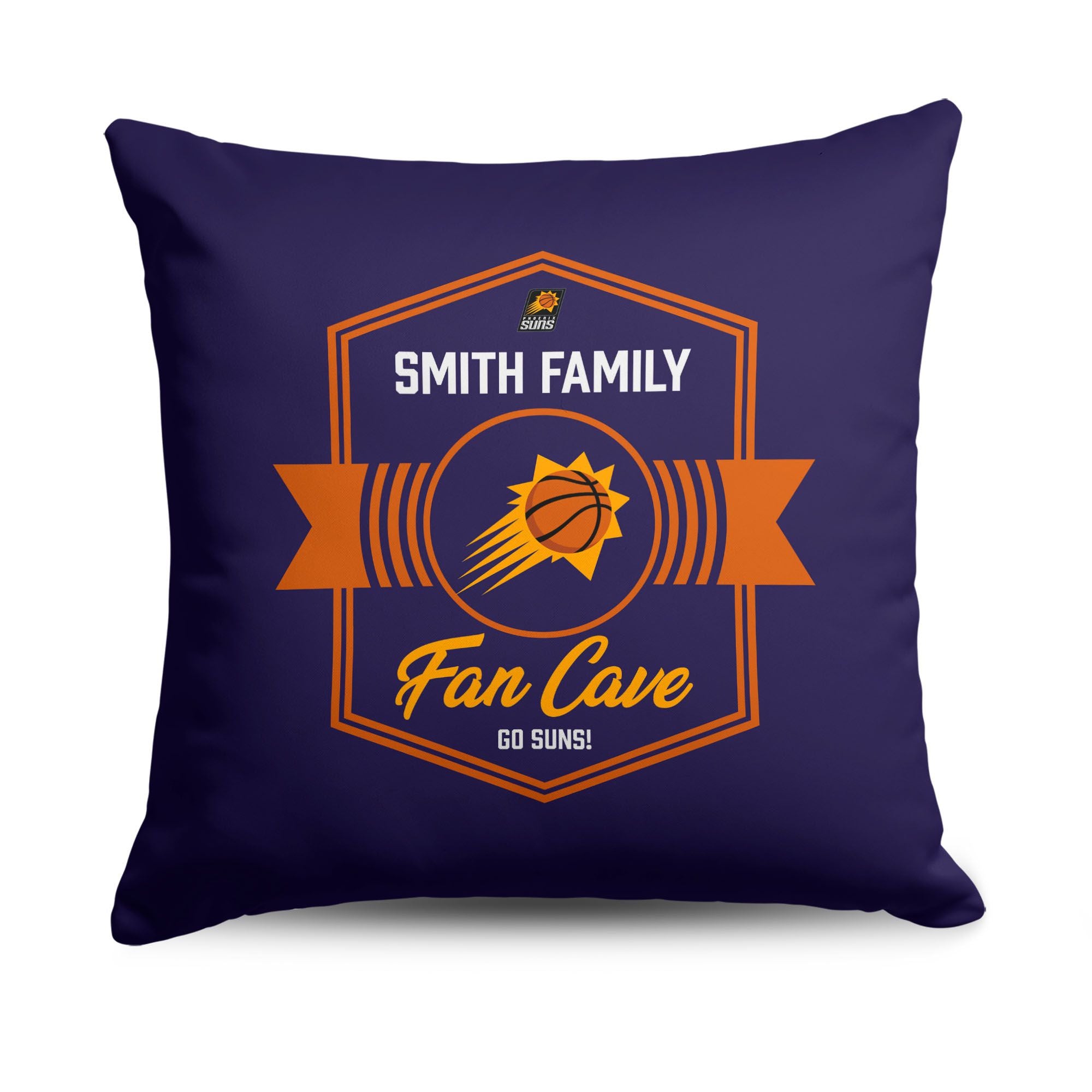 NBA Phoenix Suns Dominion Personalized Throw Pillow 1818 Inches