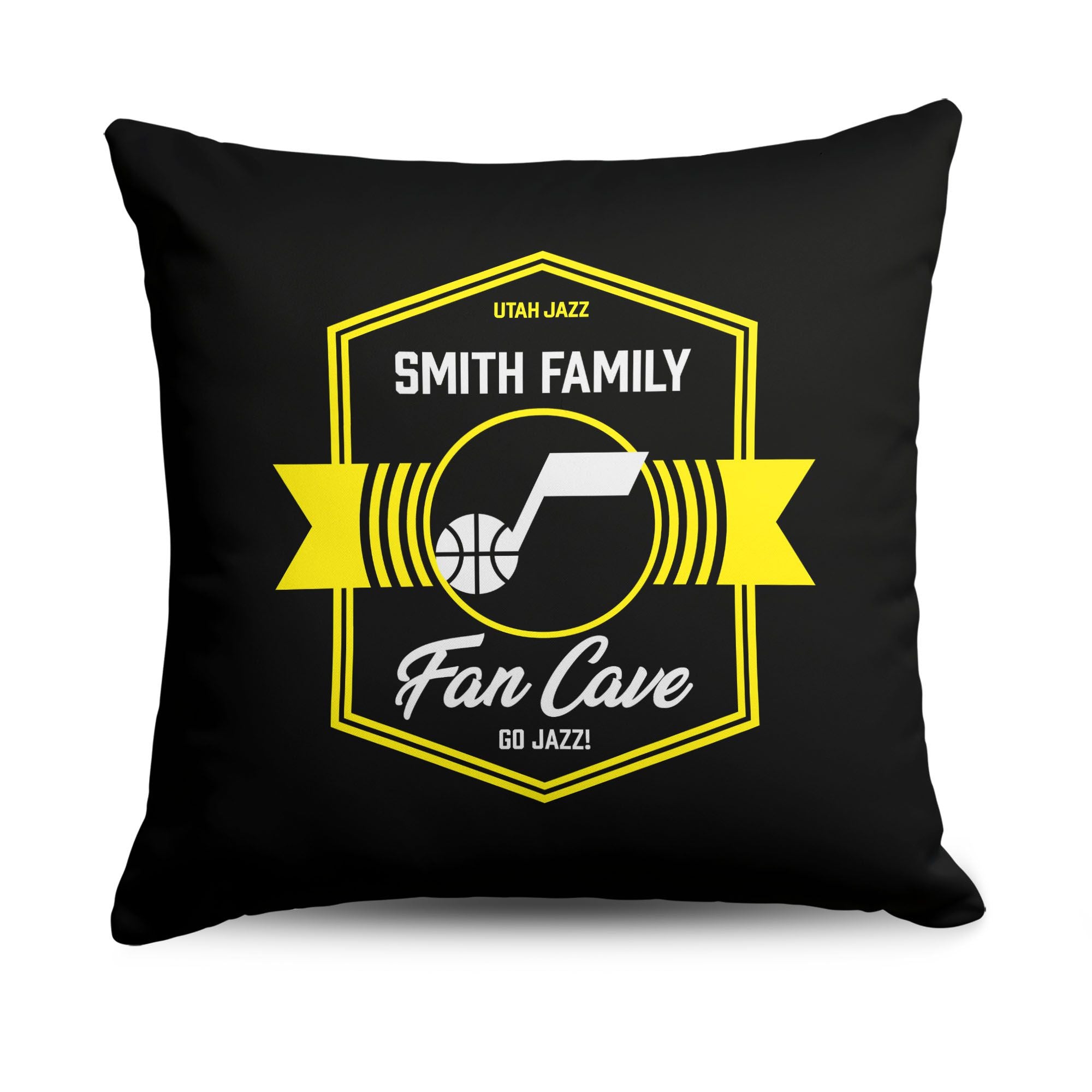 NBA Utah Jazz Dominion Personalized Throw Pillow 1818 Inches