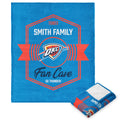 NBA Oklahoma City Thunder Dominion Personalized Silk Touch Throw Blanket 50X60 Inches