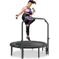 VEVOR 52 Foldable Mini Fitness Trampoline Adults Exercise Rebounder with Handle