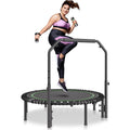 VEVOR 51 Foldable Mini Fitness Trampoline Adults Exercise Rebounder with Handle