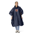 Chicago Bears NFL Navy Deluxe Pullover Poncho with Mesh Bag 49x44 inches