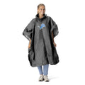 Detroit Lions NFL Charcoal Deluxe Pullover Poncho with Mesh Bag 49x44 inches