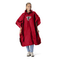 Atlanta Falcons NFL Red Deluxe Pullover Poncho with Mesh Bag 49x44 inches
