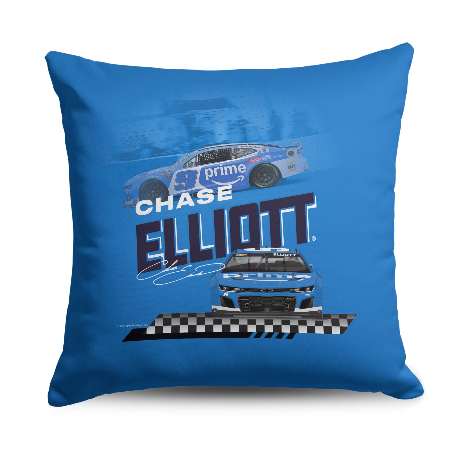 NASCAR Race Track Throw Pillow 18x18 inches
