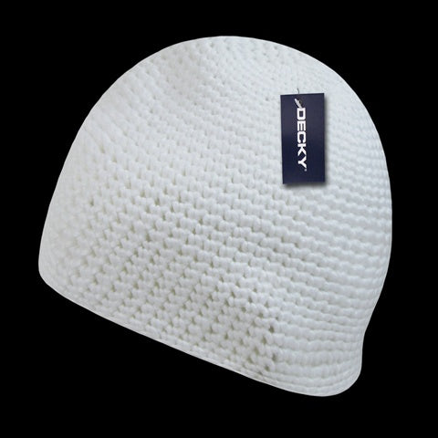 Decky 688-Wht Door Mat Beanies- White