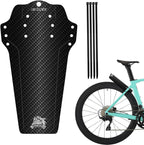 ENLEE 1PC Mountain Bike Fender - Lightweight Flexible MTB Mud Guard, Waterproof Heat-Resistant Bicycle Fenders, Universal Front and Rear 26", 27.5", 29" Plus Size and Fat Bike Wheel Sizes
