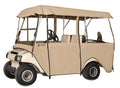Classic Accessories Fairway Deluxe 4Sided 4Person Golf Cart Enclosure, Tan