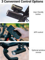 Magicshine EVO 1300 Bike Light with Remote Control, 1300 Lumens Waterproof Bicycle Headlight, USB-C Rechargeable Front Light for Night Riding