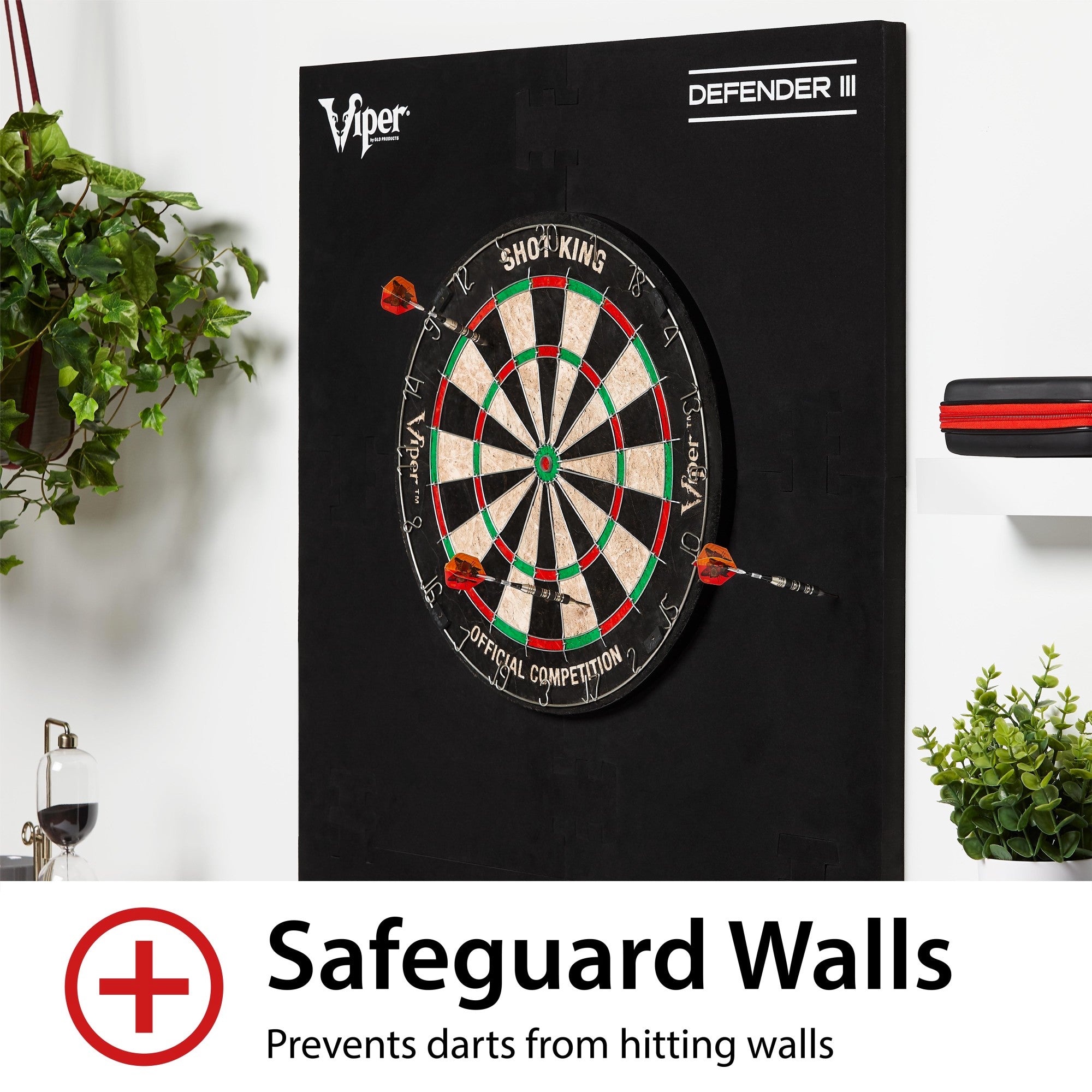 Viper Wall Defender Iii Dartboard Surround Pink