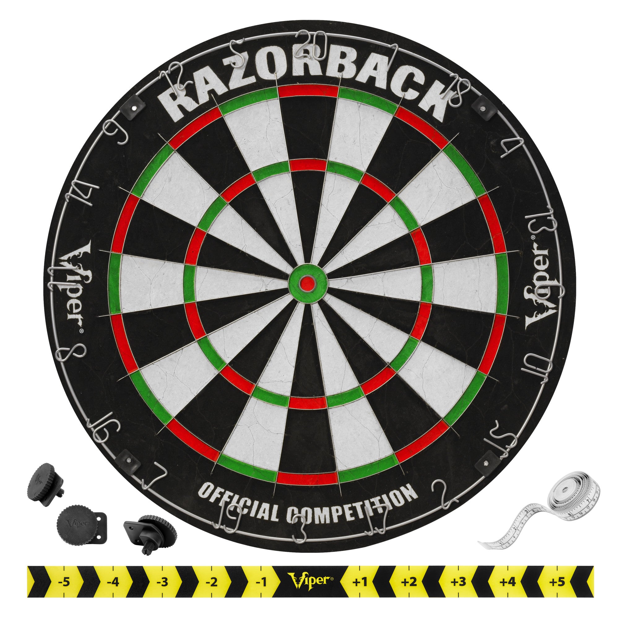Viper Espresso Metropolitan Steel Tip Cabinet, Viper Razorback Sisal Dartboard, Viper Underground Raven Steel Tip Darts 25 Grams