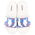 Youth Camo Soccer Slide Sandals - White - Vizari Sports
